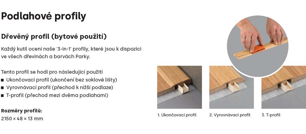 PA Přechod 3 in One Crystal Oak (Dub)/Cotton Triba