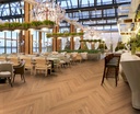 SW Select Oak  NO CORK Brushed Pore 4v Matt, Herringbone 10x135x810mm