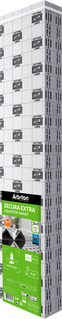 SECURA AQUASTOP SMART, 3,0 mm 3in1 (R=0,11 m2K/W)