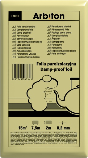 [5907749007343] Arbiton Parozábrana PEHD 0,2mm